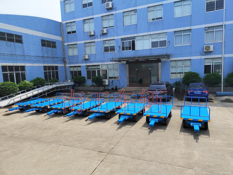 3吨无动力牵引开云(中国)组前后可拆护栏