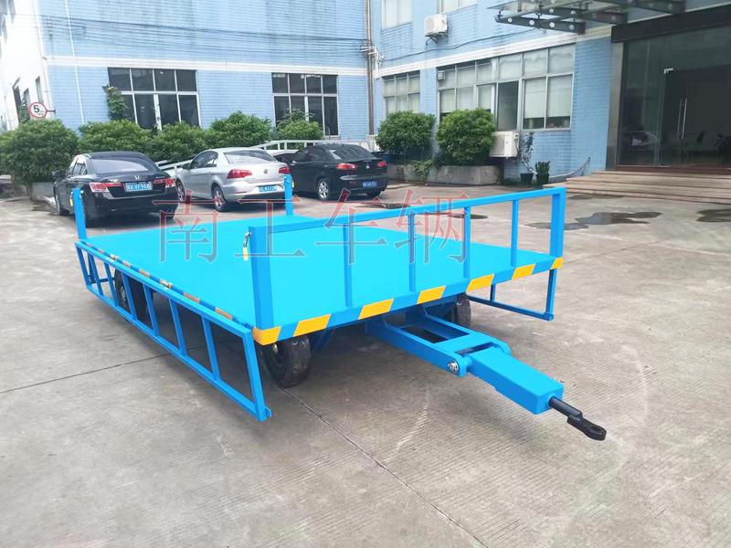 5吨下翻护栏型开云(中国) 无动力牵引工具拖车