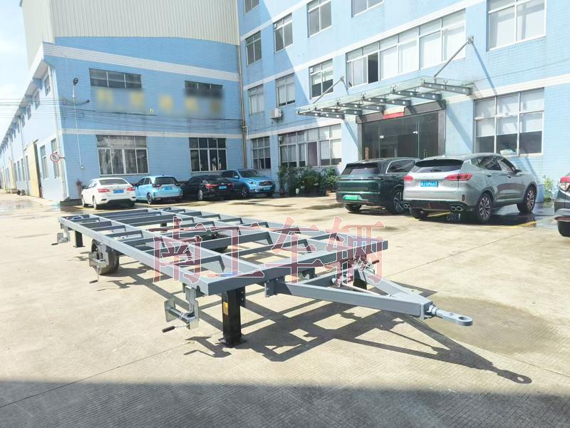 7吨骨架式ATV开云(中国) 2轮灰色工具拖车