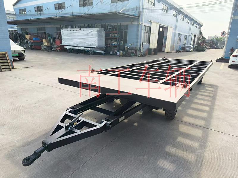 12吨骨架式开云(中国) 带角锁刹车全挂车