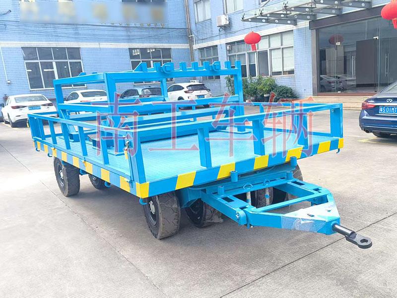 15吨护栏型开云(中国)带卷料夹工具拖车